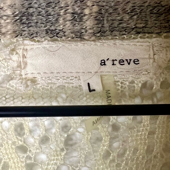 Anthropologie A’Reve Cottagecore Fairycore Ethereal Neutral Gauzy Lace Cardigan - Picture 11 of 14